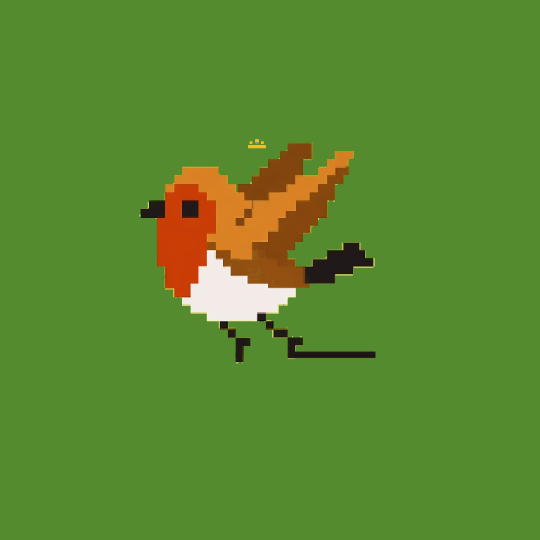 Scout bird · Ash body, Smoke wings, Acid eyes