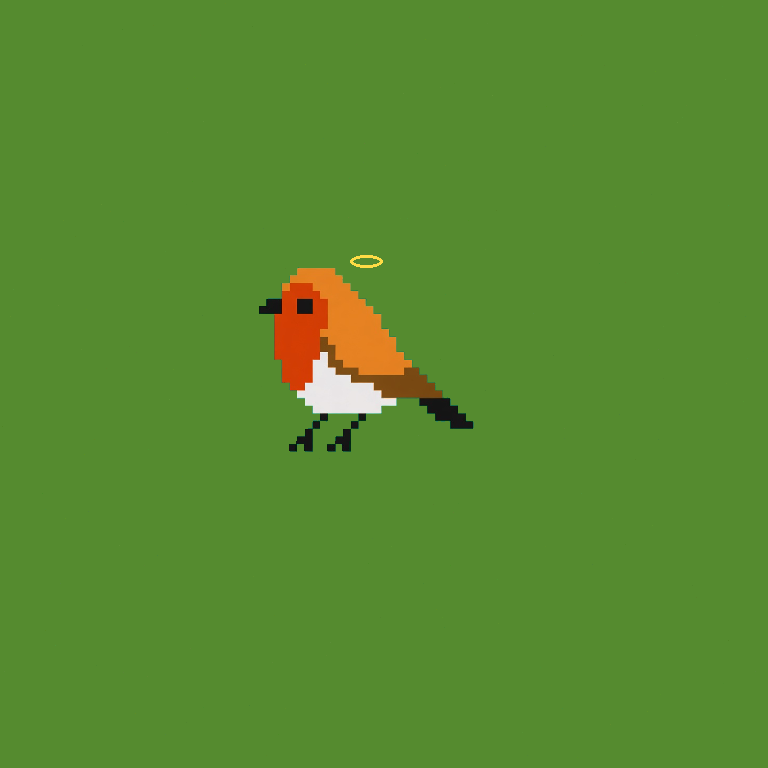 Scout bird · Copper body, Amber wings, Ember eyes
