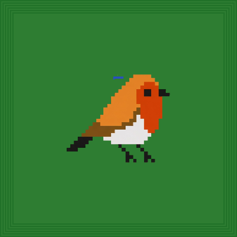 Drone bird · Ash body, Toxic wings, Amber eyes